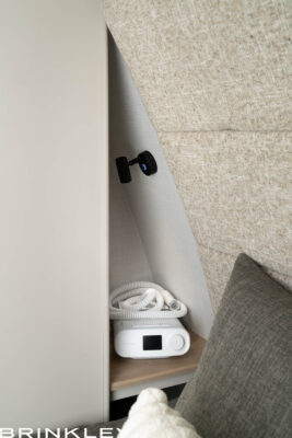 Model Ix 24x Travel Trailers Bedroom Bedside Cubby 2026 Brinkley RV