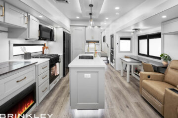 Model Z 3515 Fifth Wheels 18 Luxury Fifth Wheel Kitchen - Brinkley Model Z - Island