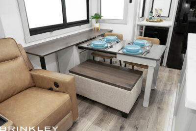 Model Z 3300 Fifth Wheels 9 2025 Brinkley RV Model Z 3300 Dining Room Dinesk 5711