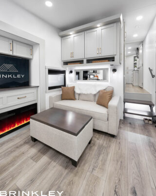 Model Z 3300 Fifth Wheels 17 2025 Brinkley RV Model Z 3300 Living Room Trifold Sofa 5851
