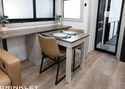 Model Z 3420 Fifth Wheels Dining Room Dinesk Table for Two 2026 Brinkley RV 9837