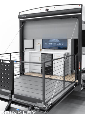 Exterior Kitchen Push-Button Weather Barrier