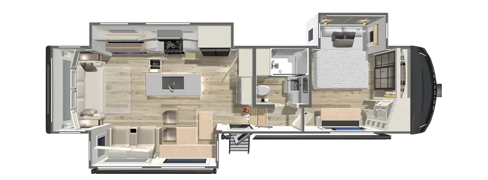 2027 Model Z 3100 Fifth Wheel Floorplan