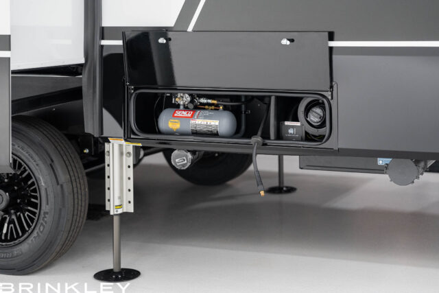 Model G 3500 Toy Haulers 23 Brinkley RV Model G 3500 Fifth Wheels Exterior Air Compressor Fuel Station 094758
