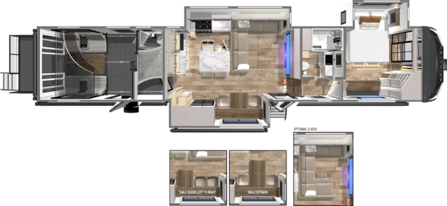 Model G 3950 Toy Haulers 28 Model G 3950 Floorplan