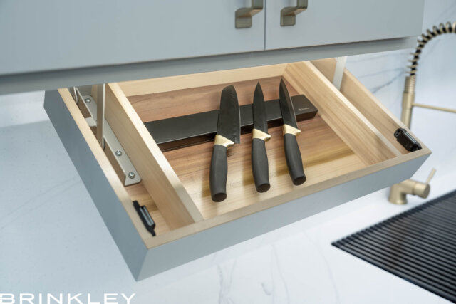 Model G 3970 Toy Haulers 31 2024 Brinkley RV Model G 3950 Kitchen Pull Down Magnetic Knife Rack 3906