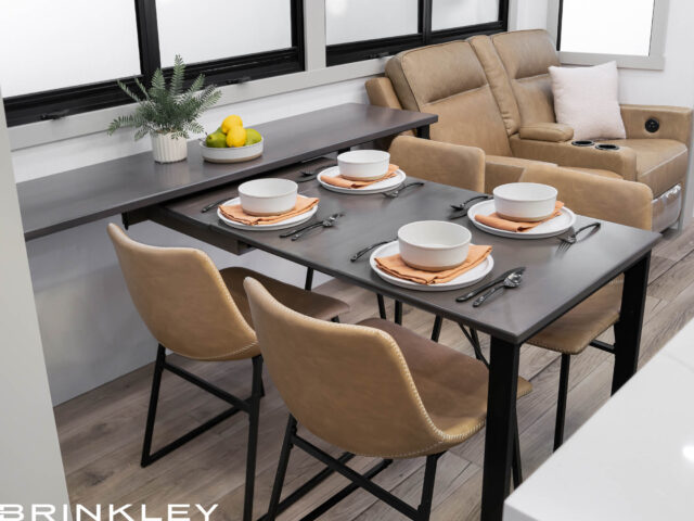 Model G 4100 Toy Haulers 42 2025 Brinkley RV Model G 4100 Dining Room G Dinesk Table 4 Four 4103