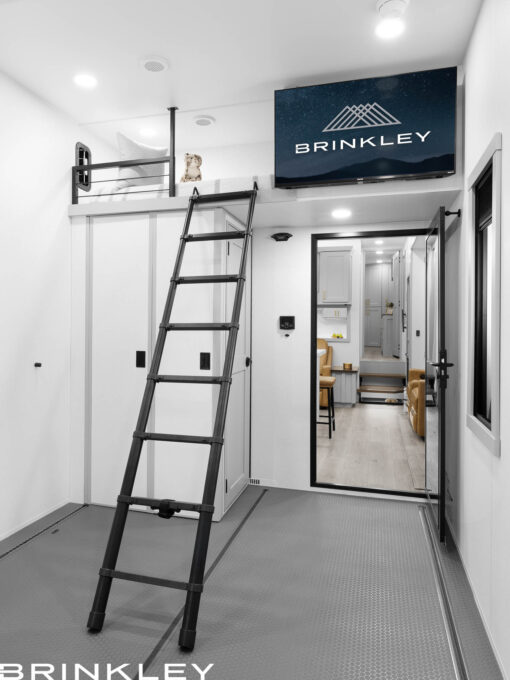 Model G 4120 Fifth Wheels Garage Loft Storage Ladder 2026 Brinkley RV 5654