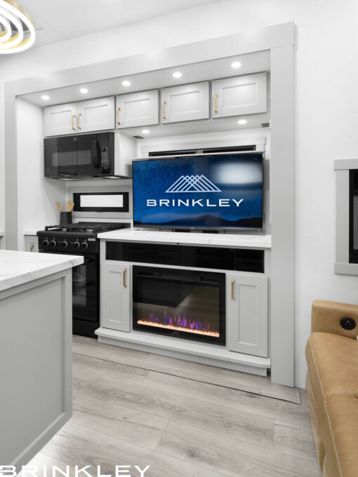 RV Fireplace & TV Televator