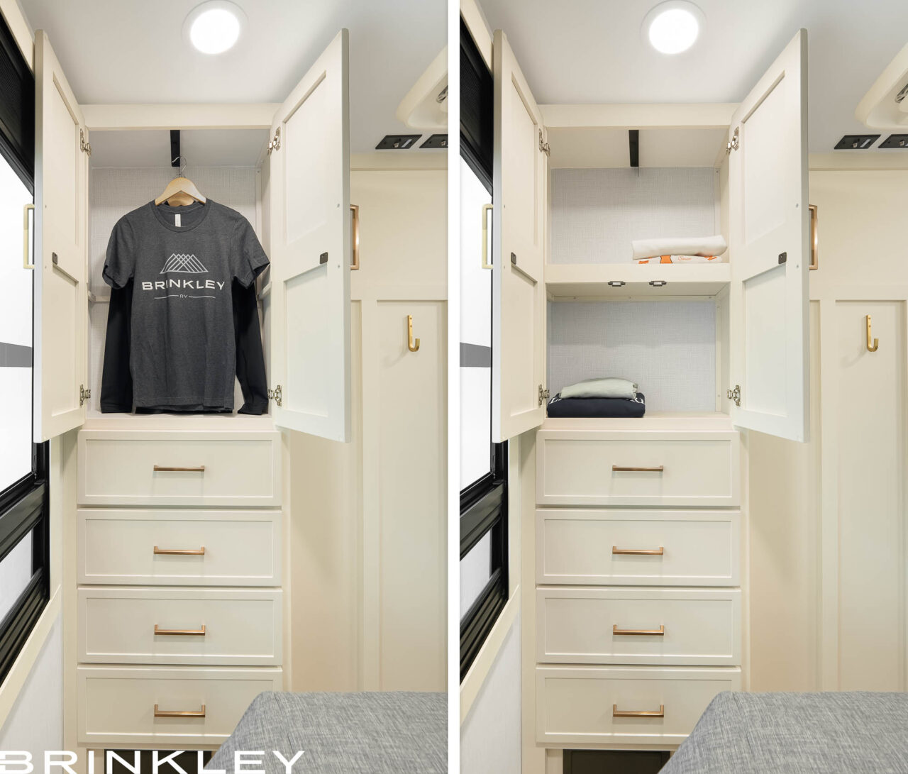 | Model I Travel Trailer Line 24 Floor-to-Ceiling RV Wardrobe