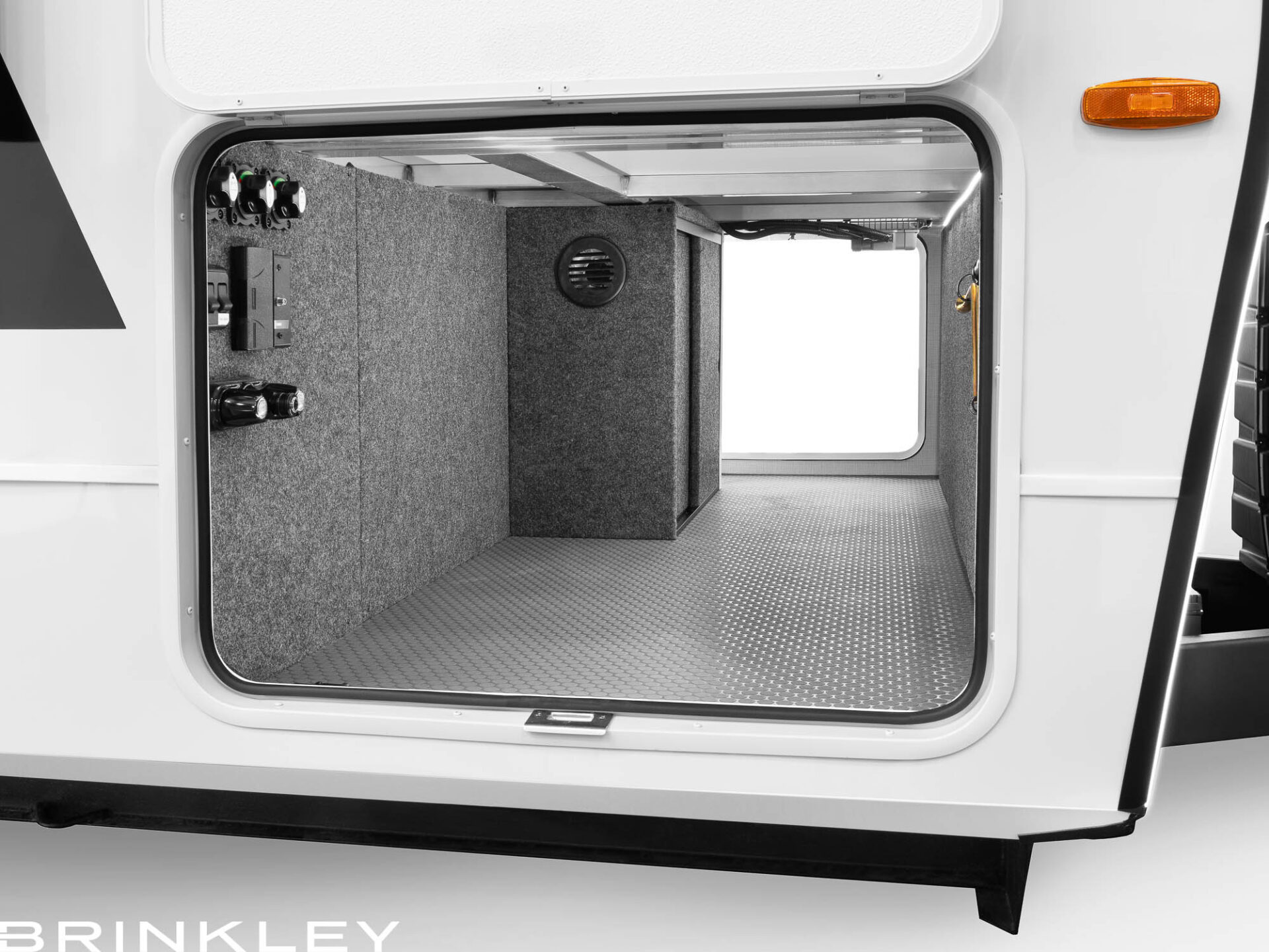 | Model I Travel Trailer Line 30 Large Pass-Through Travel Trailer Storage Compartment