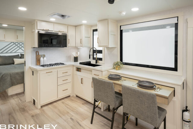 Model I Travel Trailer Line 14 2025 Brinkley RV Model I 265 Kitchen Kitchen Dining Room 6177