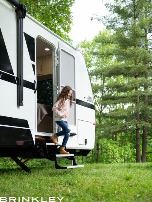 Travel Trailer with Second Campside Entry Door