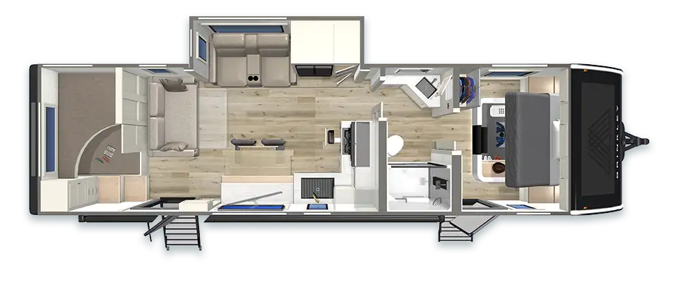Brinkley RV I 294 Travel Trailer Floorplan Brinkley RV I 294 Travel Trailer Floorplan
