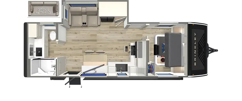 2027 Brinkley RV I 265 Travel Trailer Floorplan