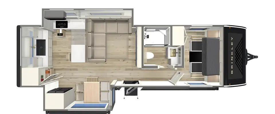 2027 Model I 280 Travel Trailers with Family Seating by Brinkley RV