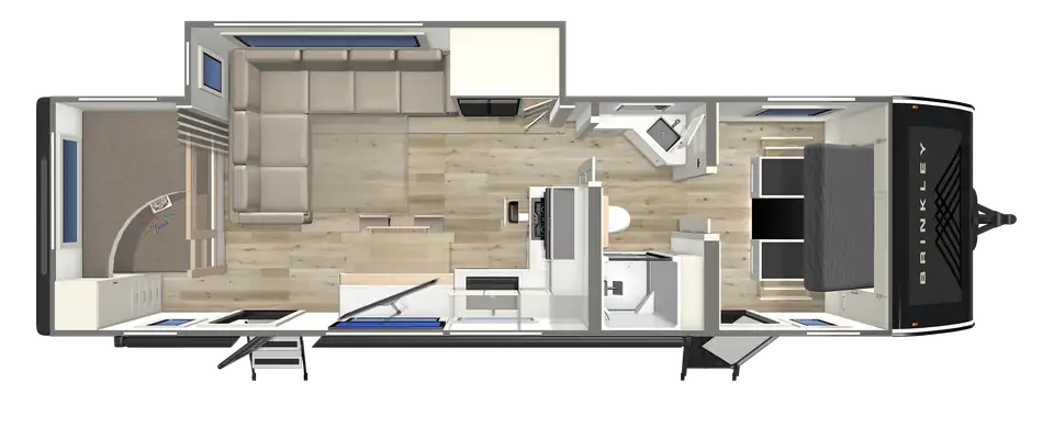 2027 Brinkley RV I 290 Travel Trailer Floorplan