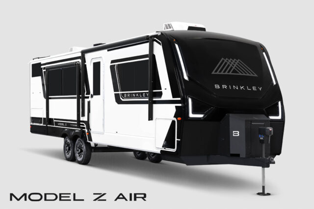 Model Z AIR Travel Trailer Line 12 The Model Z Air has sleek, modern, clean lines is finally here, utilizing the latest automotive-grade materials.