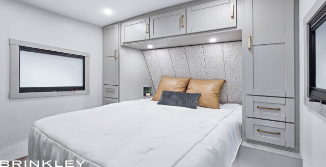 Model Z AIR Travel Trailer Line 22 Bedroom of the AIR 295 Travel Trailers